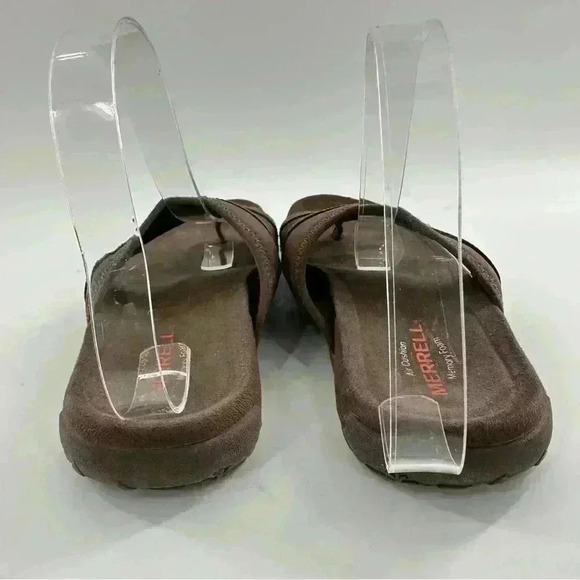 Merrell Bracken sandals size 7 38 brown toe ring walking outdoors gorpcore - Picture 5 of 12